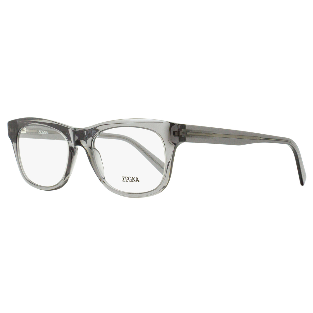 Zegna Thin Profile Eyeglasses EZ5283 020 Transparent Gray 53mm